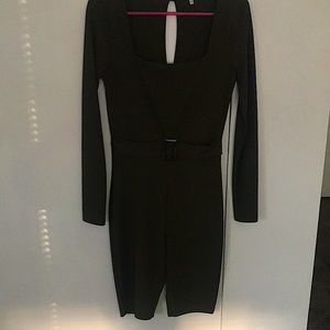 Dark Green Charlotte Russe romper suit